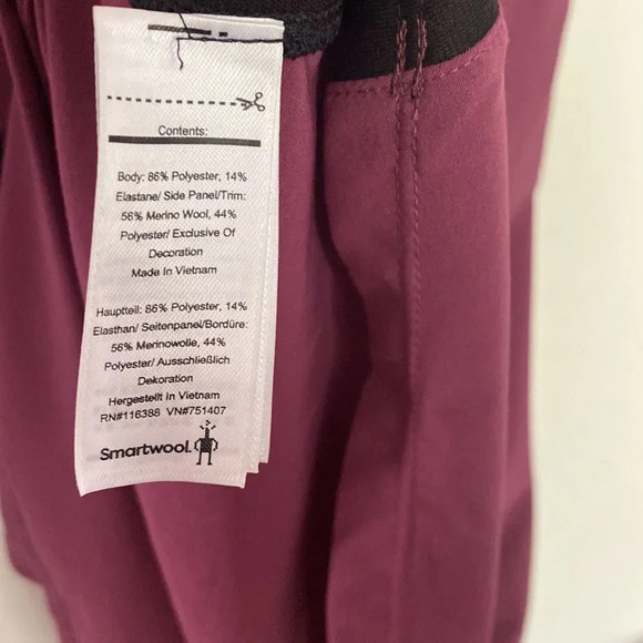 Smartwool summer dress sz S purple and black back zip excellent condition - Picture 7 of 8